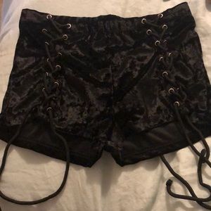 Dolls Kill Lace up shorts